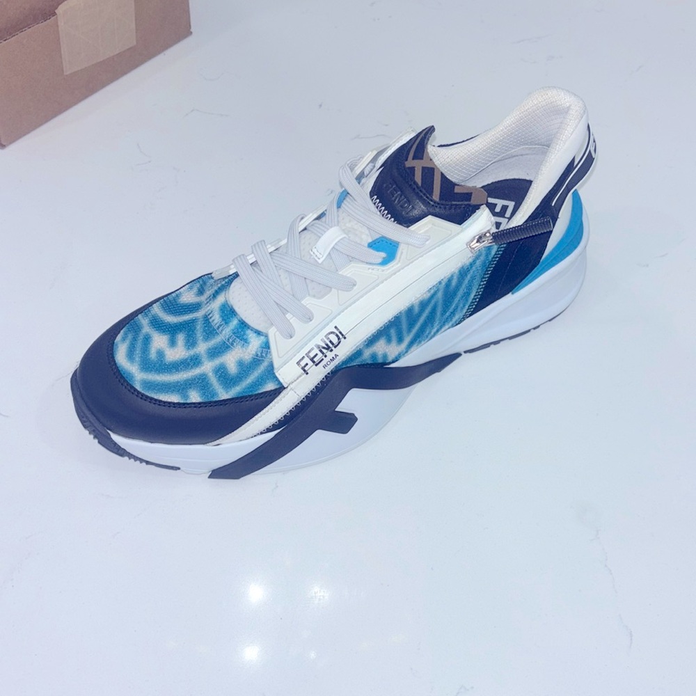 Pre-Owned FENDI FLOW LOW TOP SNEAKER